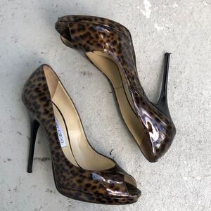 Jimmy Choo, leopard print heels